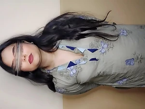 Desi Brit Bhabi shares Davenport with Indian Mature Bhabi of affectionate hard-core lovemaking