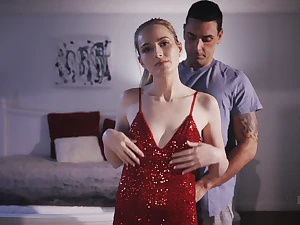 Stepdaughter showcases will not hear of art skills in a hot and steamy encounter